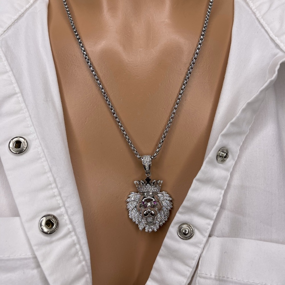 Trendy pendant necklace jewelry stainless steel